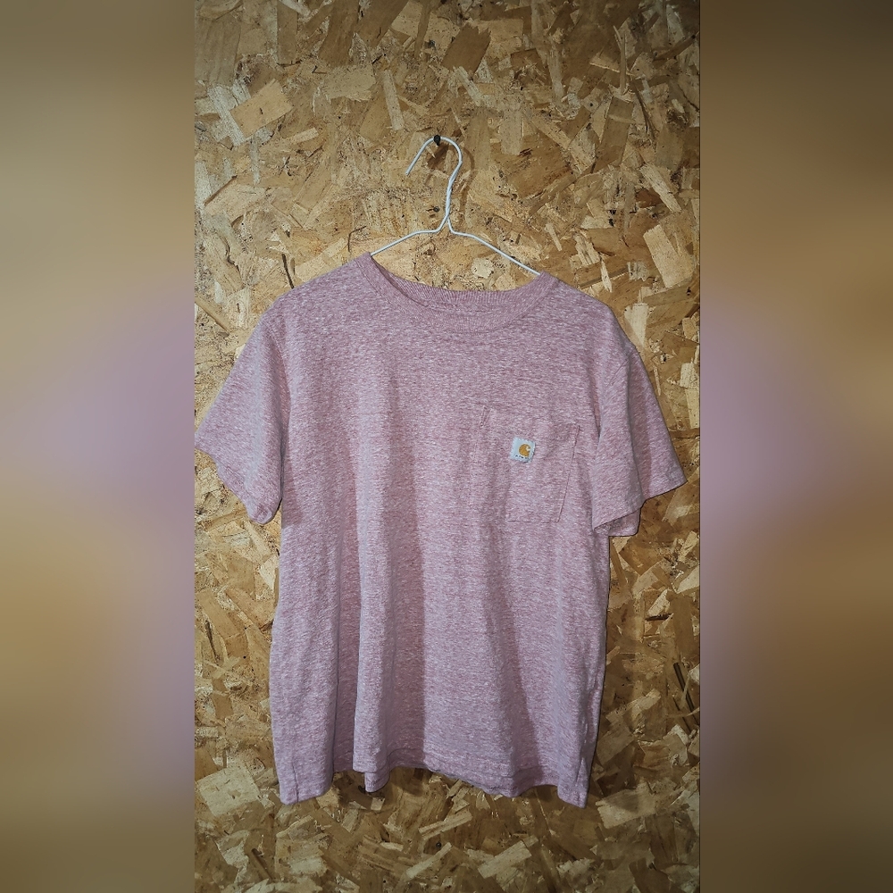 Carhartt Heathered Pink Original Fit Tee